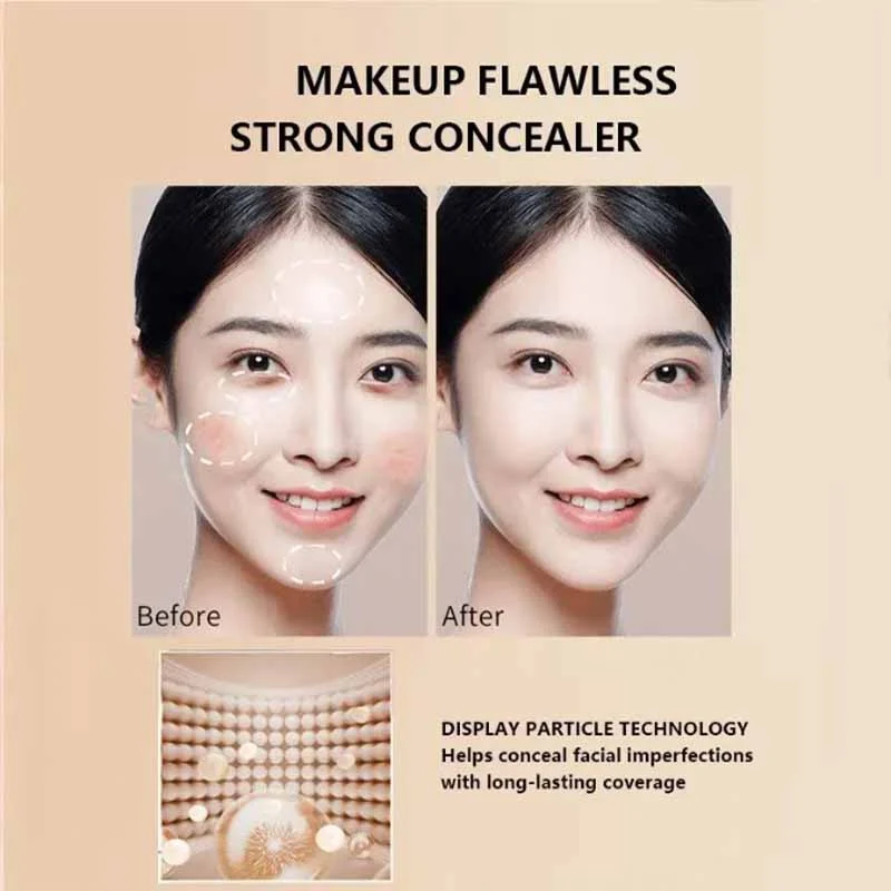 2-in-1 Double Layer Powder Foundation & Cushion Foundation - Image 3