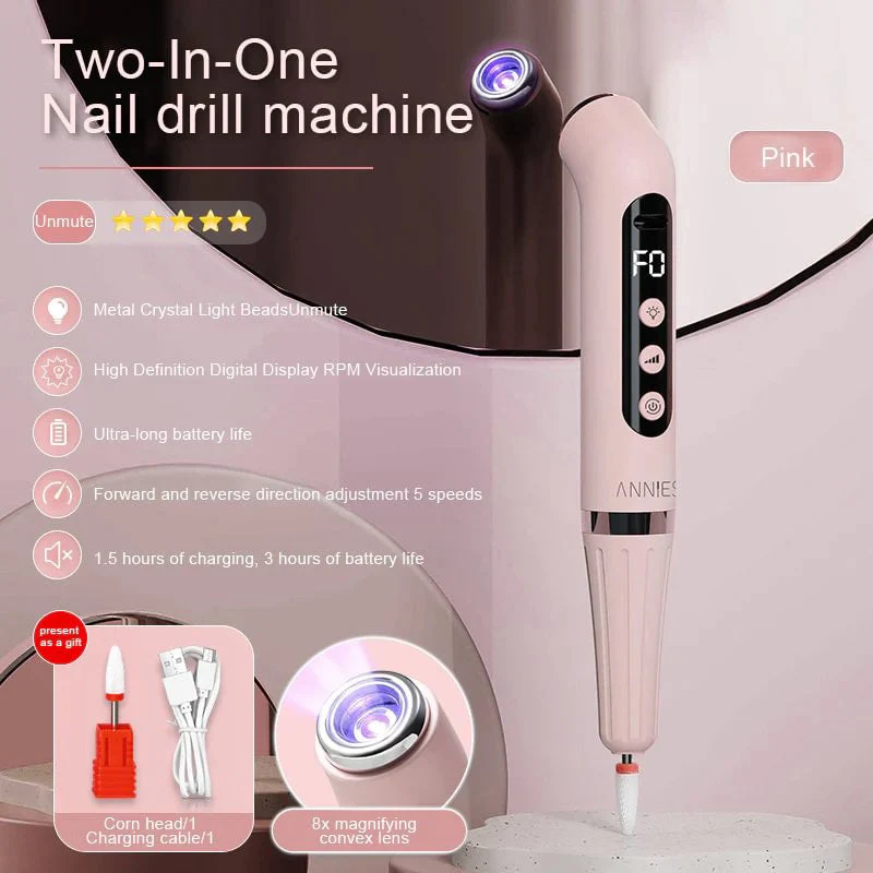 2 IN 1 GRINDING AND MANICURE TOOL WITH LED LIGHT - Image 12