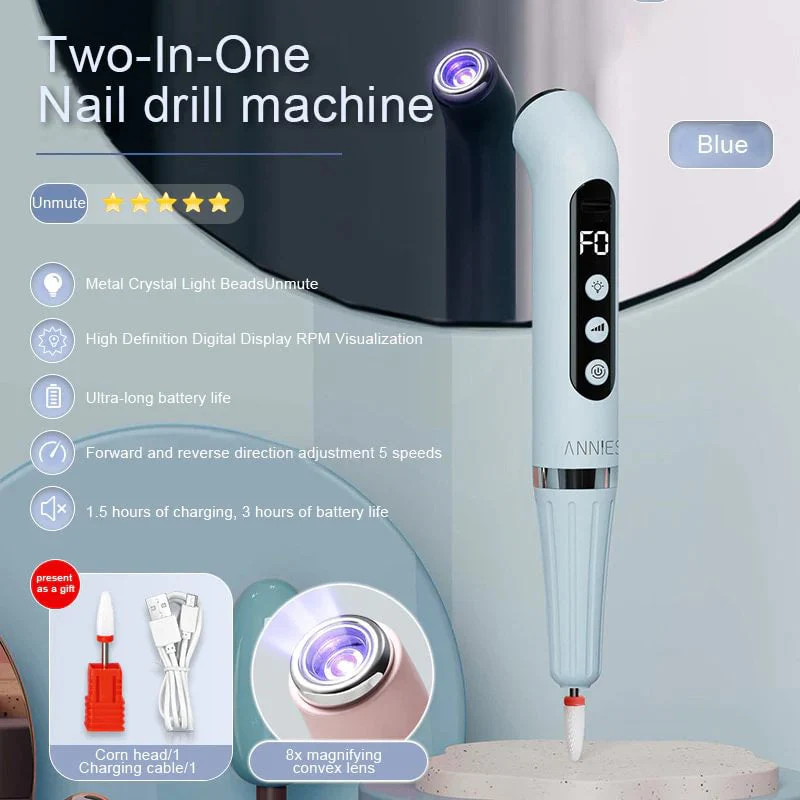 2 IN 1 GRINDING AND MANICURE TOOL WITH LED LIGHT - Image 13
