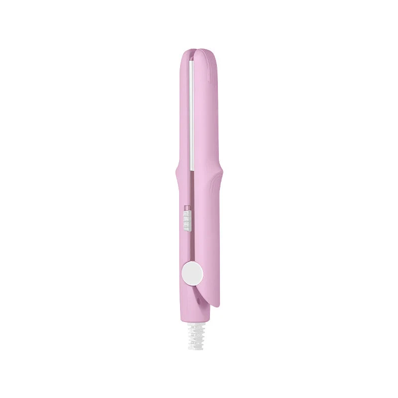 2-in-1 Mini Curling Wand & Flat Iron Hair Straightener - Image 19