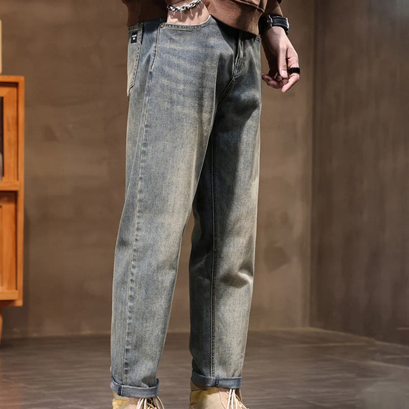 Men’s Vintage Casual Jeans - Image 2