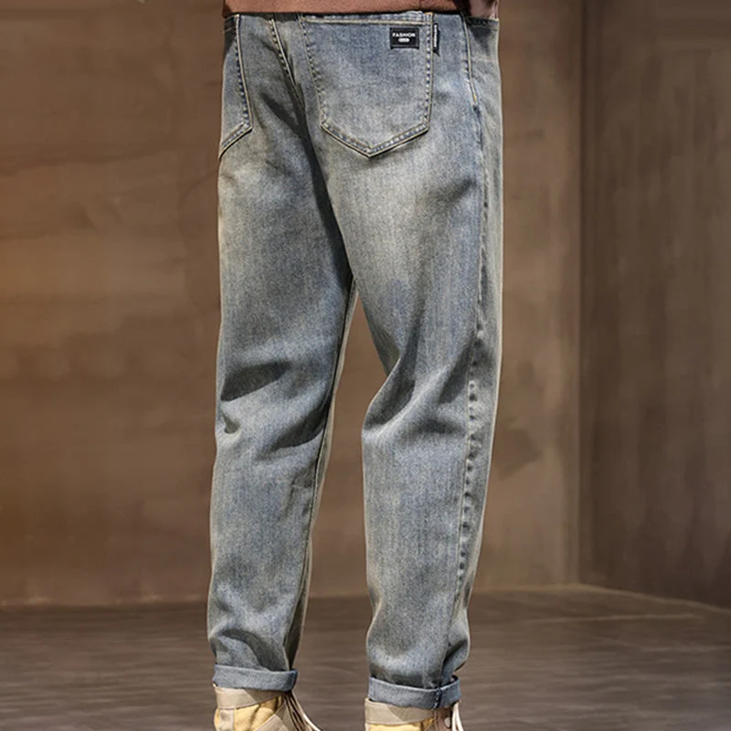 Men’s Vintage Casual Jeans - Image 4