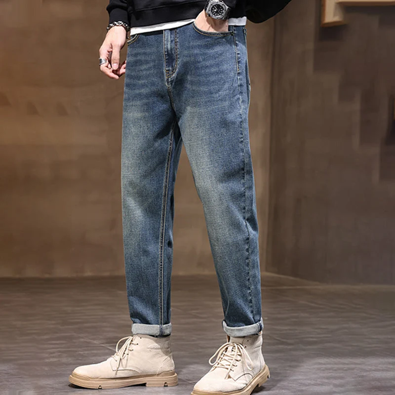 Men’s Vintage Casual Jeans - Image 6