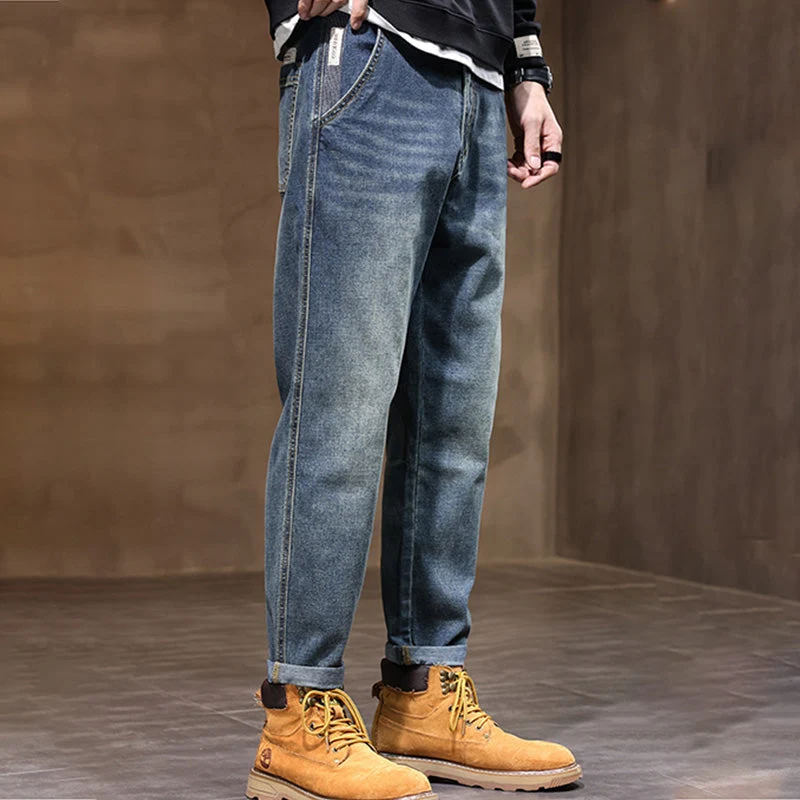Men’s Vintage Casual Jeans - Image 8
