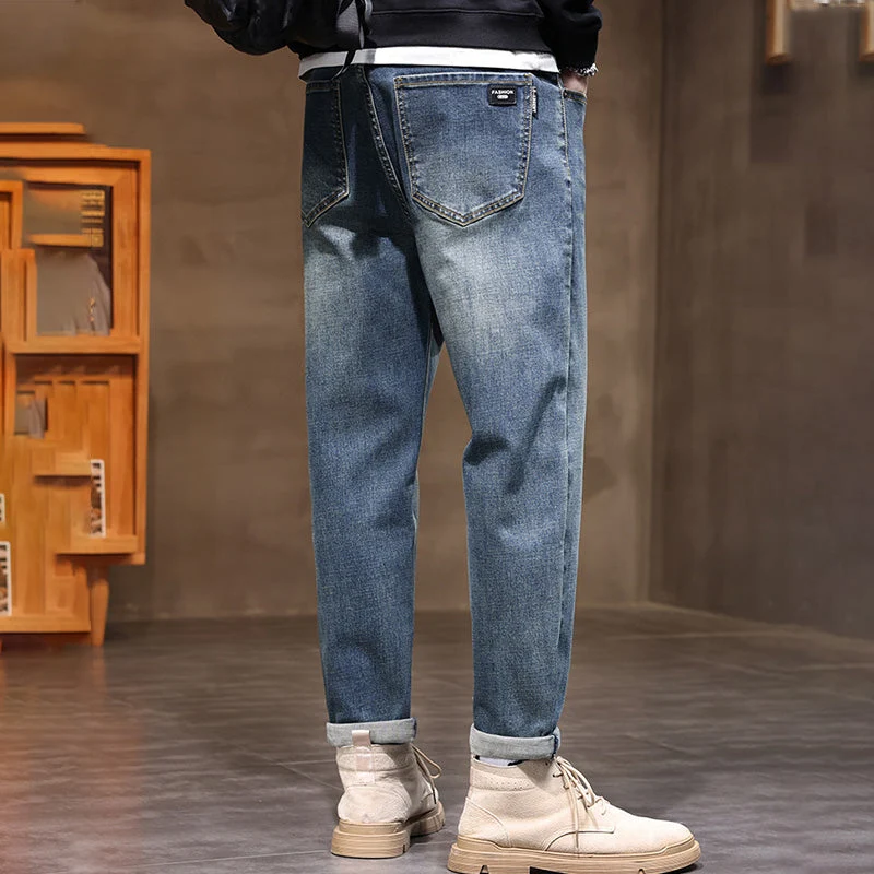 Men’s Vintage Casual Jeans - Image 9