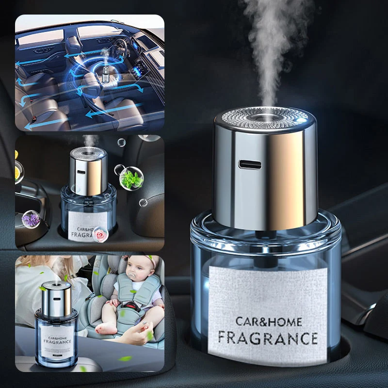 (Great Sale⛄BUY 2 Get 5% OFF)Smart Ultrasonic Atomized Car Air Freshener - 5 Gears Adjustment & Auto On/Off - Image 5