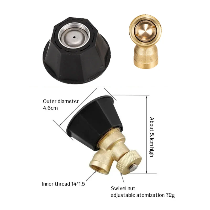High Pressure Air Vortex Spray Nozzle for Agricultural Applications - Image 8