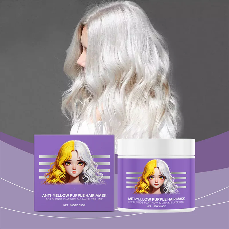 Anti-Yellowing Purple Hair Mask 💜 Say goodbye to Red Highlights! 💜