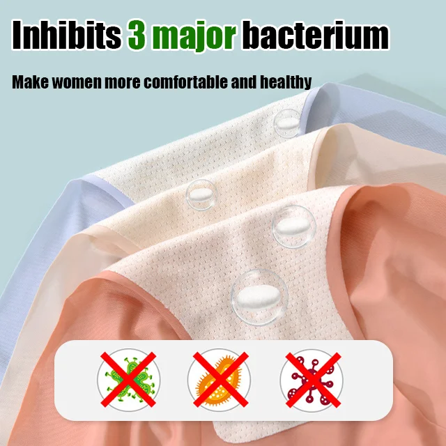 Women's Seamless Ice Silk Antibacterial Panties - Image 4