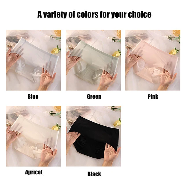 Women's Seamless Ice Silk Antibacterial Panties - Image 6