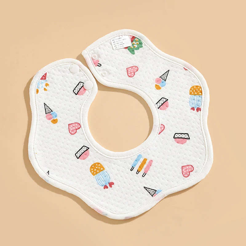 [Best Gift For Baby] 💞👶Newborn Baby Cotton Drooling Towel Bib - Image 15