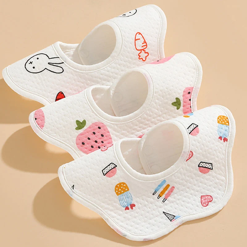 [Best Gift For Baby] 💞👶Newborn Baby Cotton Drooling Towel Bib - Image 7