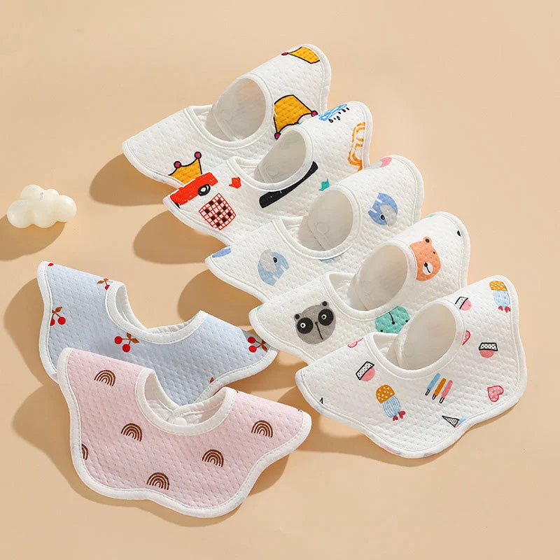 [Best Gift For Baby] 💞👶Newborn Baby Cotton Drooling Towel Bib - Image 8
