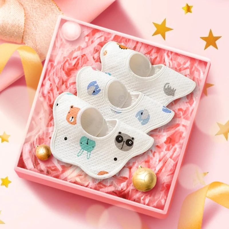 [Best Gift For Baby] 💞👶Newborn Baby Cotton Drooling Towel Bib - Image 9
