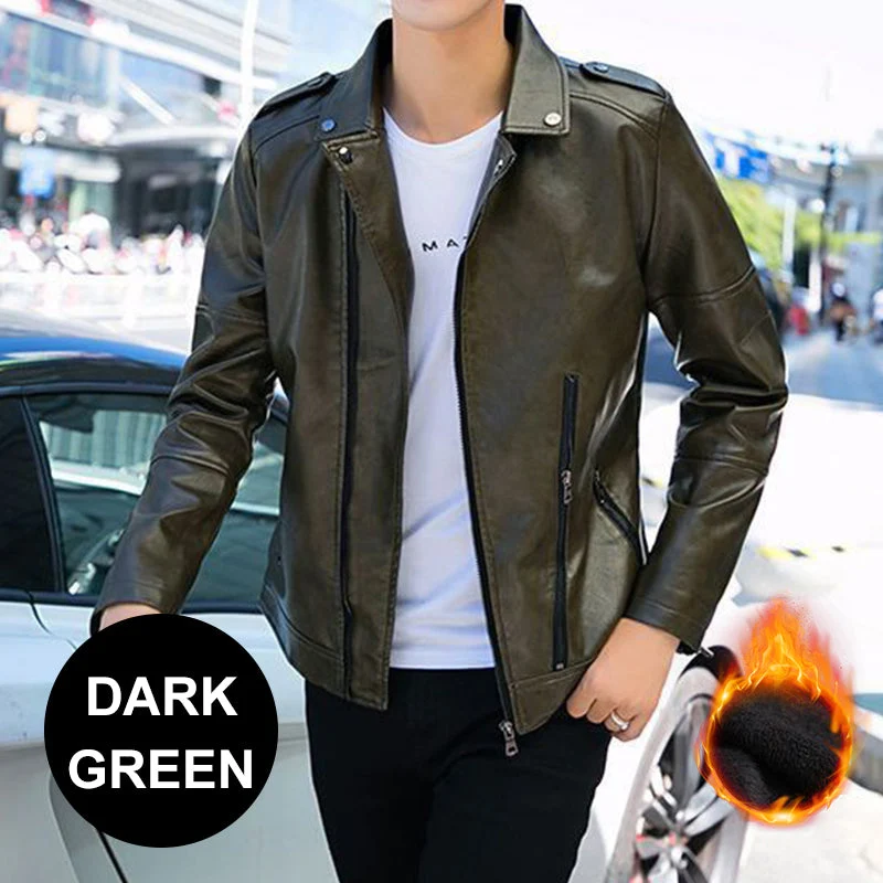 [Best Gift For Him] Men's Cool Leather Jacket（Great Sale⛄BUY 2 Get 5% OFF） - Image 14