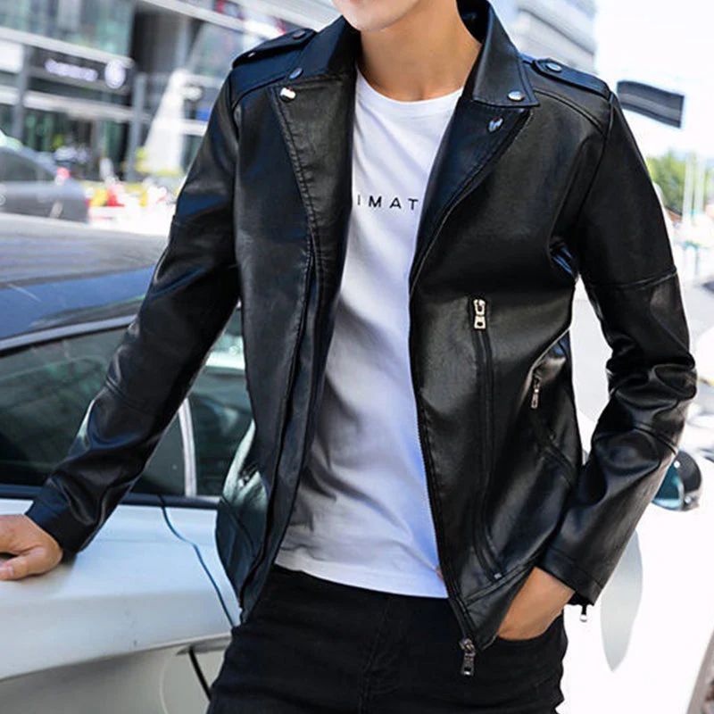 [Best Gift For Him] Men's Cool Leather Jacket（Great Sale⛄BUY 2 Get 5% OFF） - Image 4