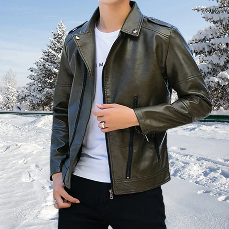 [Best Gift For Him] Men's Cool Leather Jacket（Great Sale⛄BUY 2 Get 5% OFF） - Image 5