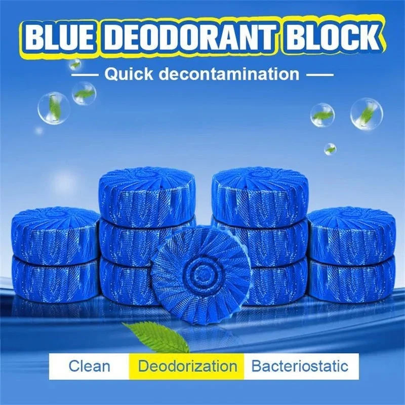 Blue Deodorant Block (10 PCS/1 Pack)