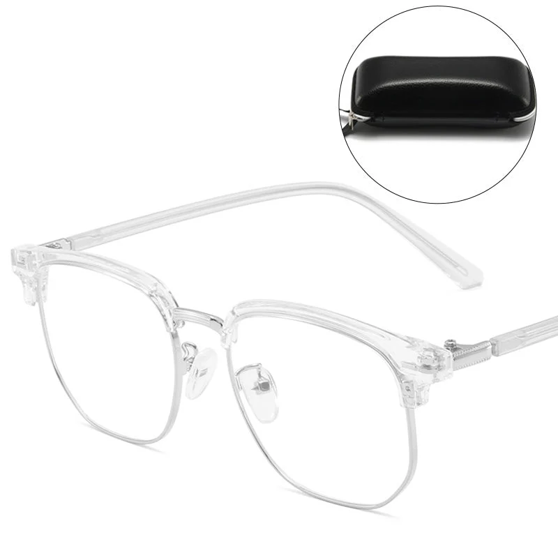 Blue Light Blocking Half-Rim Glasses - Image 11
