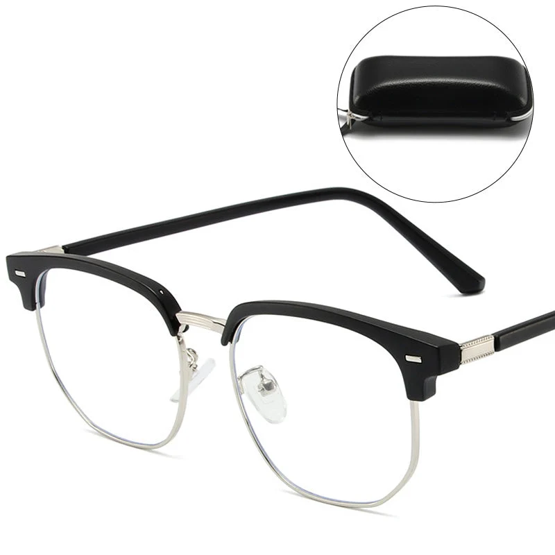 Blue Light Blocking Half-Rim Glasses - Image 12