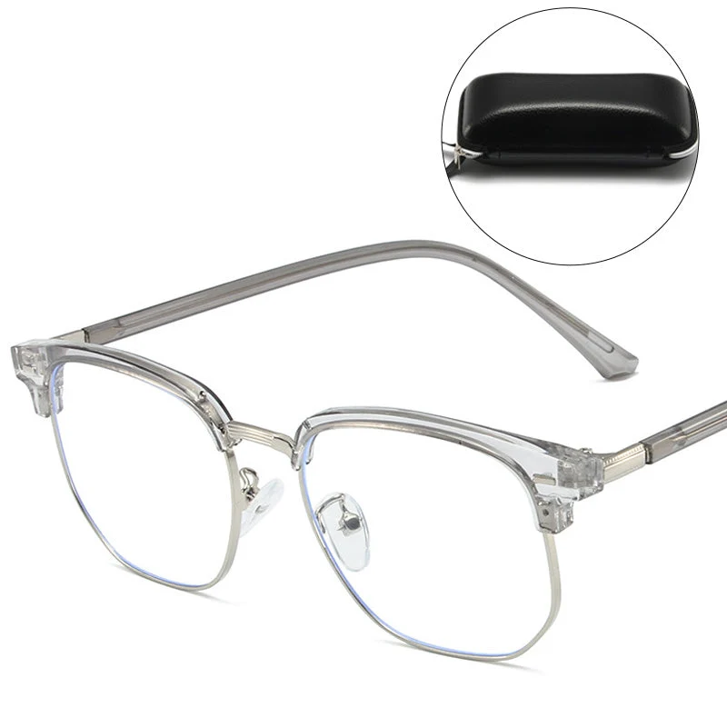 Blue Light Blocking Half-Rim Glasses - Image 13