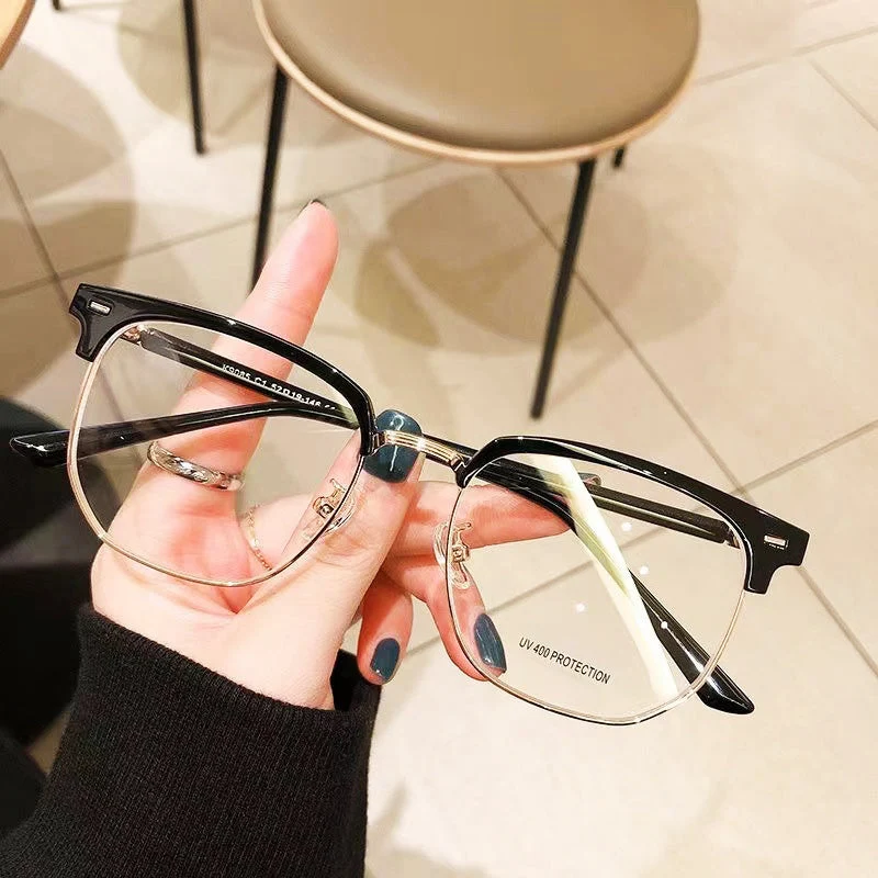 Blue Light Blocking Half-Rim Glasses - Image 2