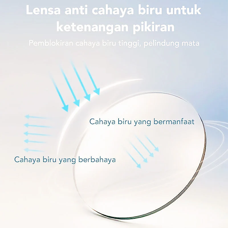Blue Light Blocking Half-Rim Glasses - Image 5