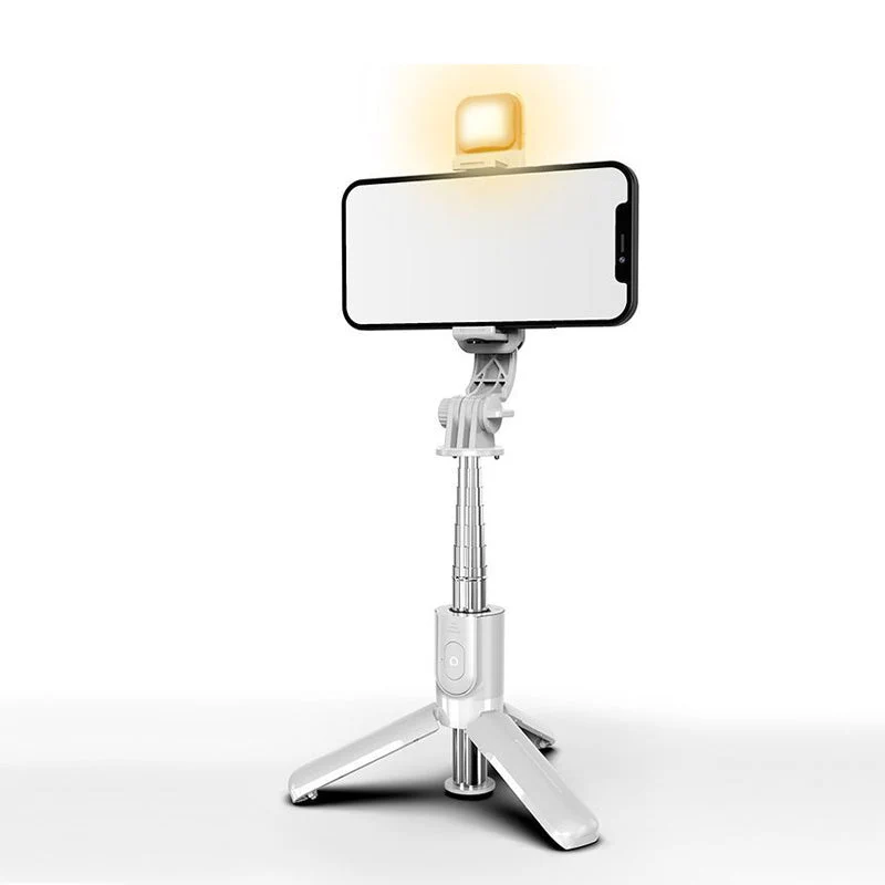 Bluetooth Selfie Stick Tripod with Telephone Stand and Beauty Fill-in Lighting - Image 9
