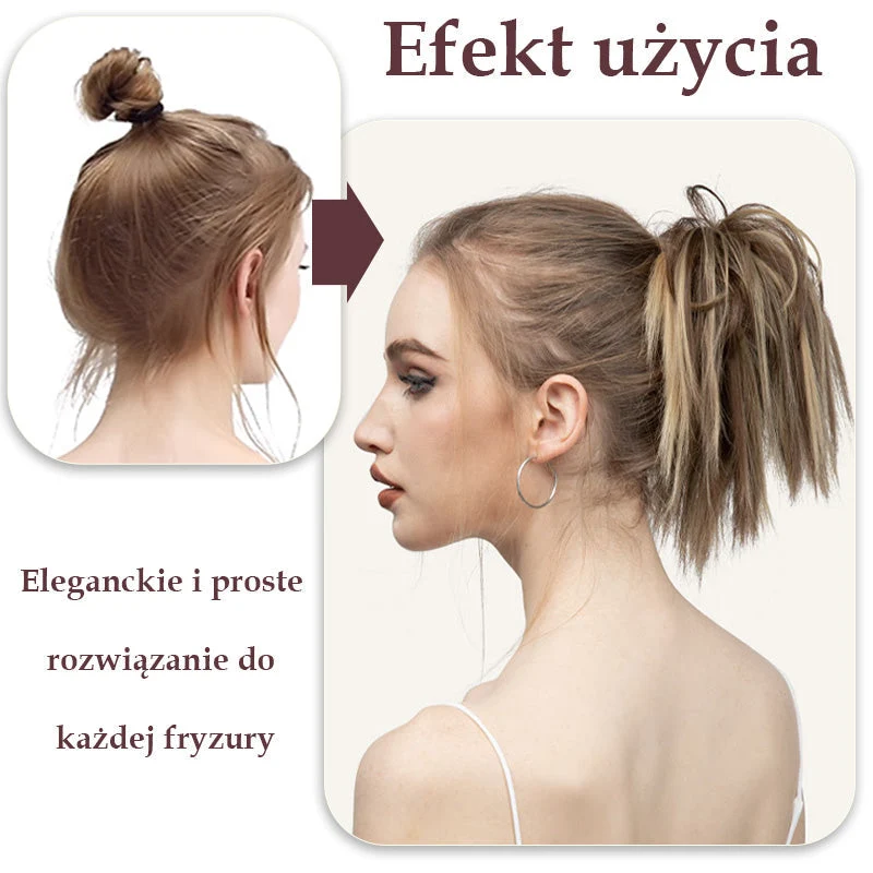 Messy Ponytail Wig Wrap - Image 3