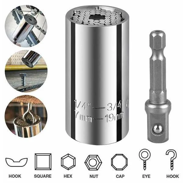 ✨BUY 2 GET 1 FREE✨Honeycomb Universal Wrench Socket Set - Image 6
