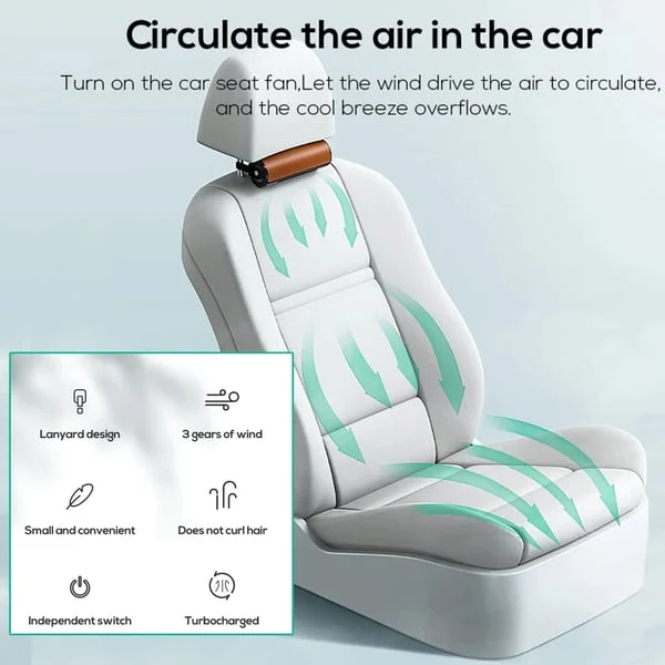 🌟Free shipping🌟2023 New Car Seat Fan - Image 6