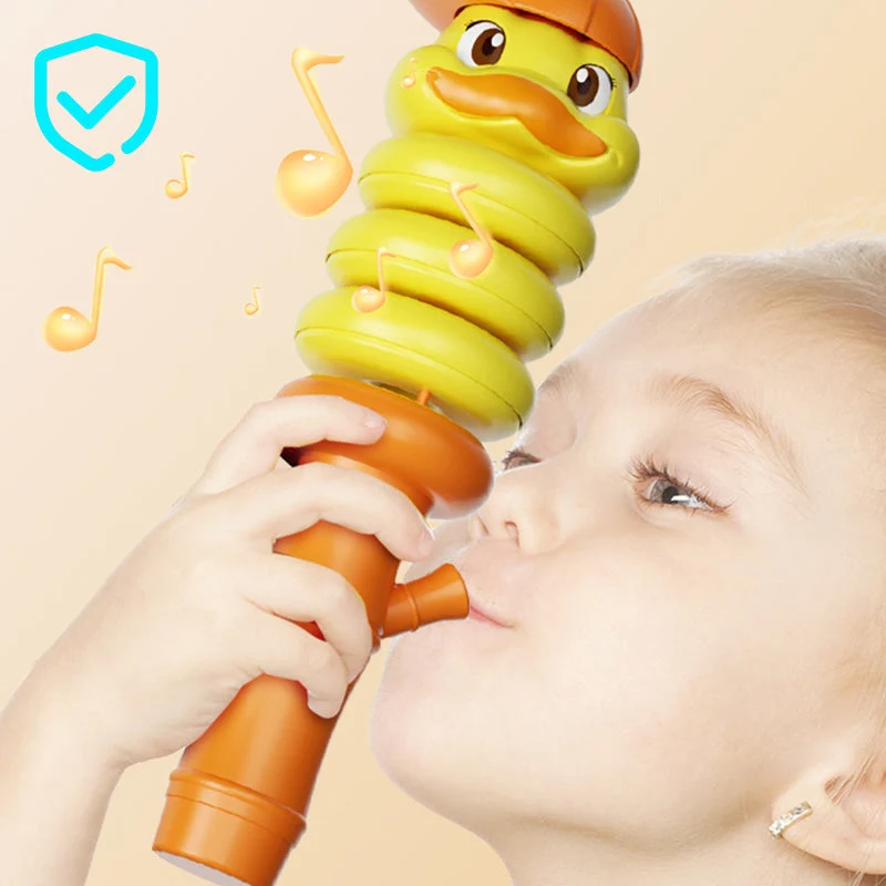 Cartoon Animal Shape Snake Twisting Hand Held Whistle Toy - Image 3