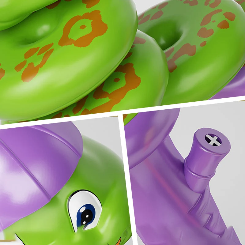 Cartoon Animal Shape Snake Twisting Hand Held Whistle Toy - Image 7
