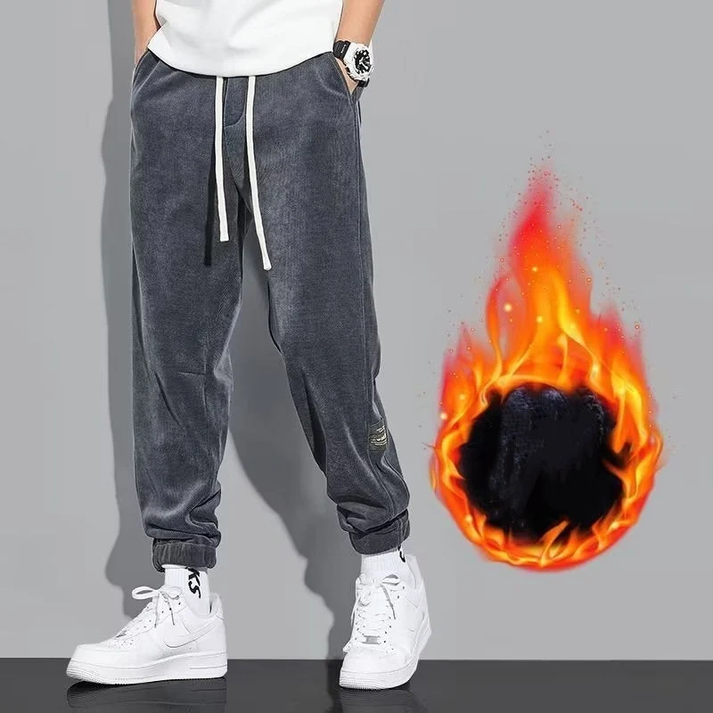 Corduroy Fabric Men's Casual Soft Pants - Image 13