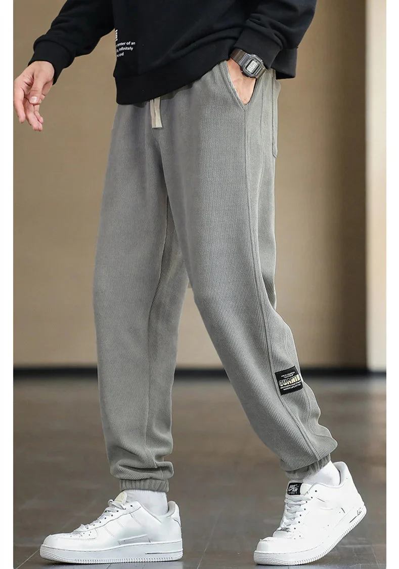 Corduroy Fabric Men's Casual Soft Pants - Image 2