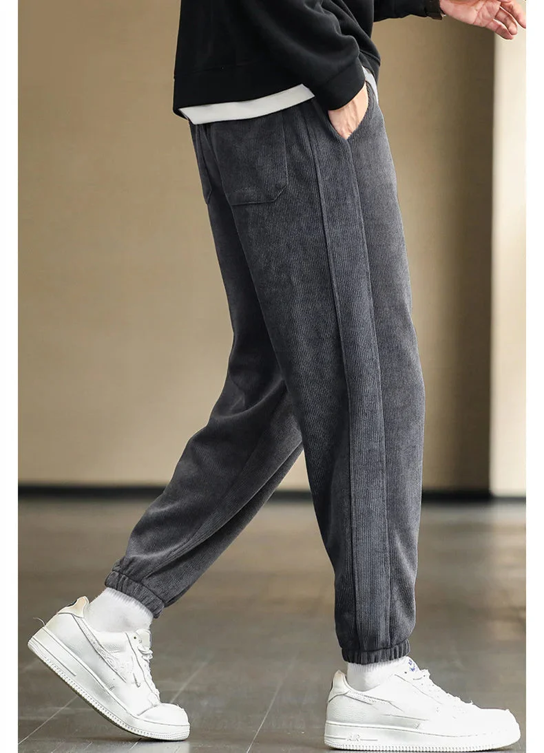 Corduroy Fabric Men's Casual Soft Pants - Image 4