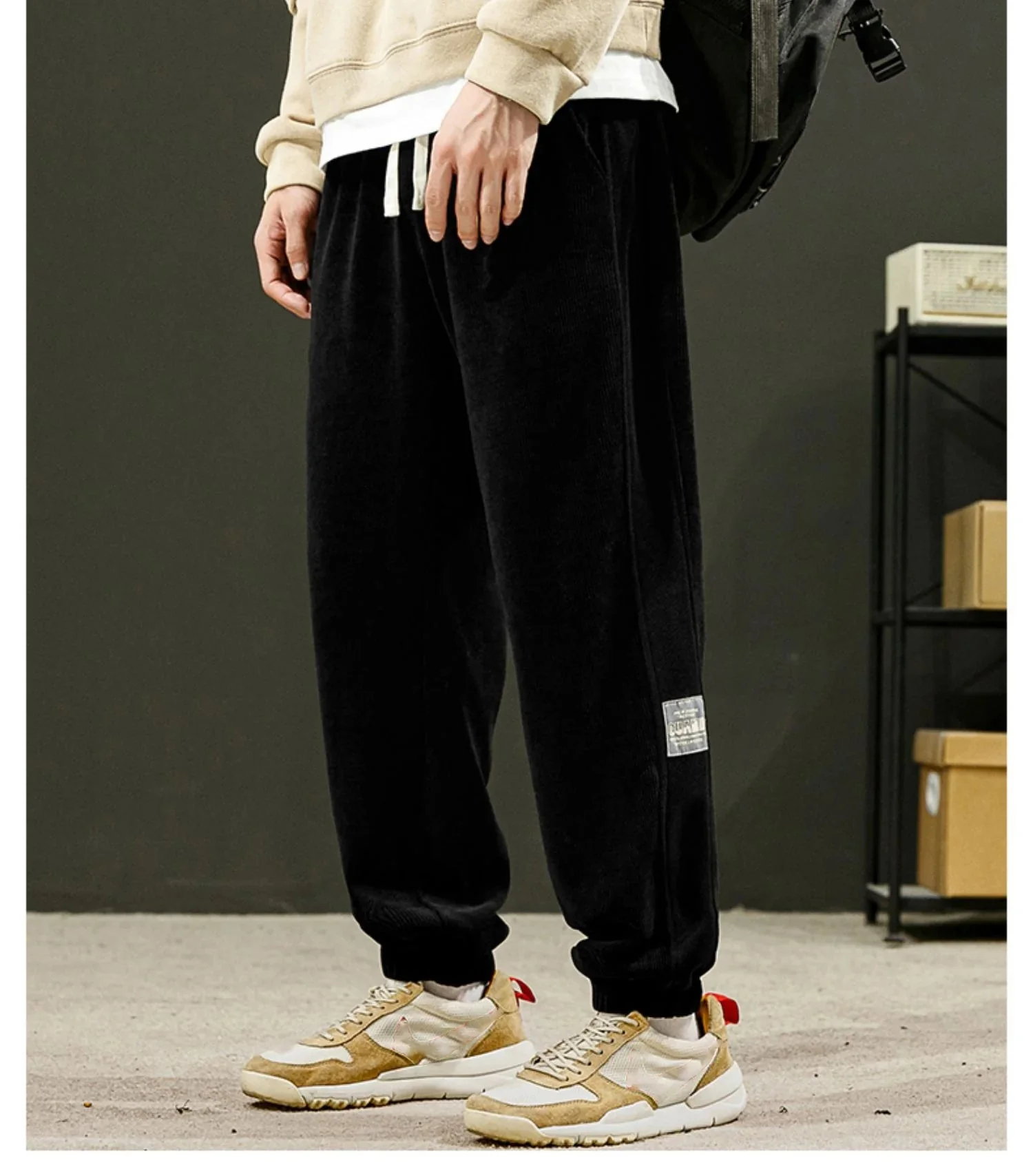 Corduroy Fabric Men's Casual Soft Pants - Image 5