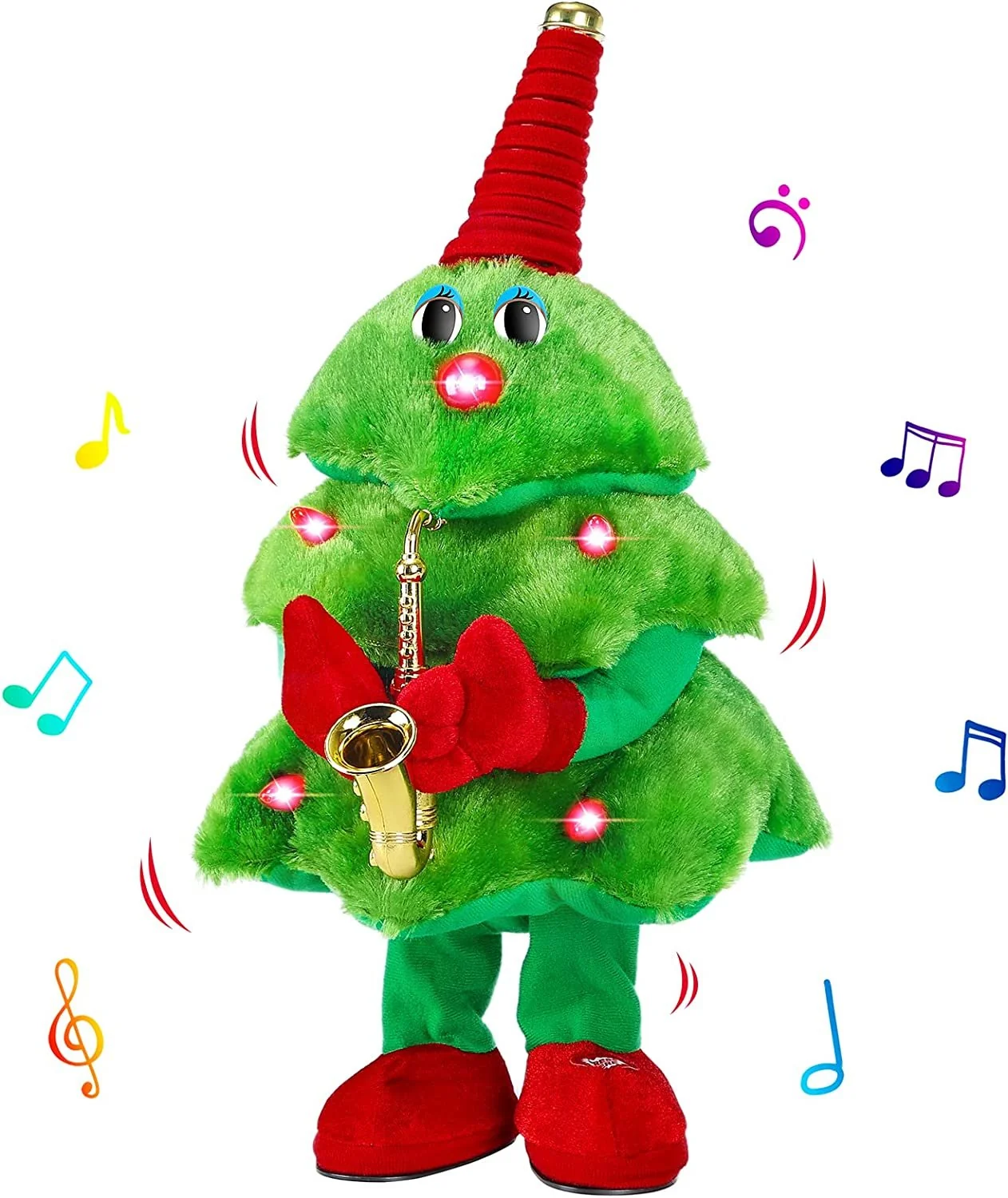 🎵🎄Sing and Dance Rock Christmas Tree Toy🎸🎷 - Image 6