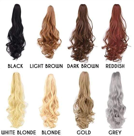 Clip-on Wavy Ponytail Extension - Image 26