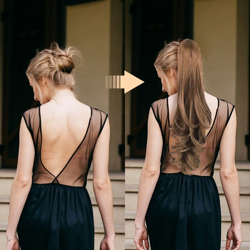 Clip-on Wavy Ponytail Extension - Image 7