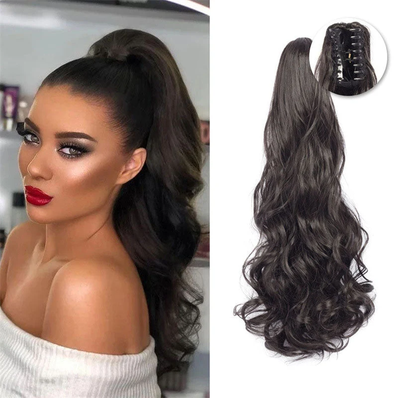 Clip-on Wavy Ponytail Extension - Image 9