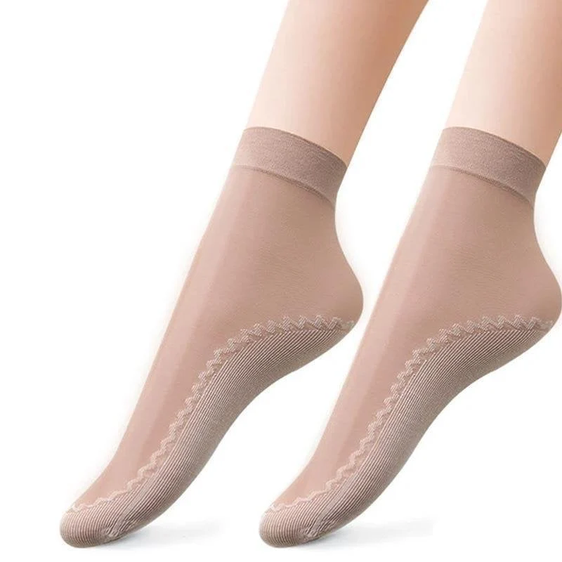 Silky Anti-Slip Cotton Socks - Image 8
