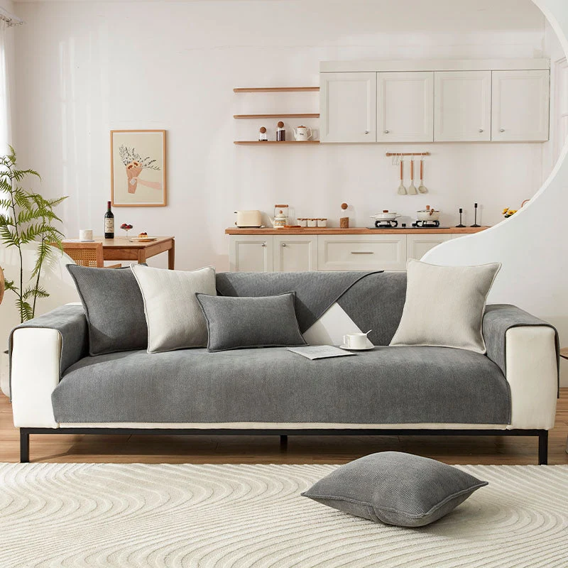 🔥Herringbone Chenille Fabric Furniture Protector Sofa Cover - Image 13