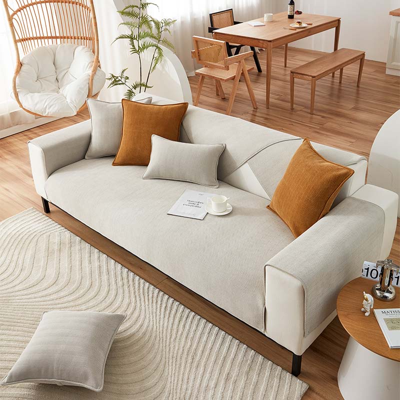 🔥Herringbone Chenille Fabric Furniture Protector Sofa Cover - Image 17