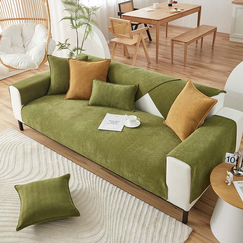 🔥Herringbone Chenille Fabric Furniture Protector Sofa Cover - Image 5