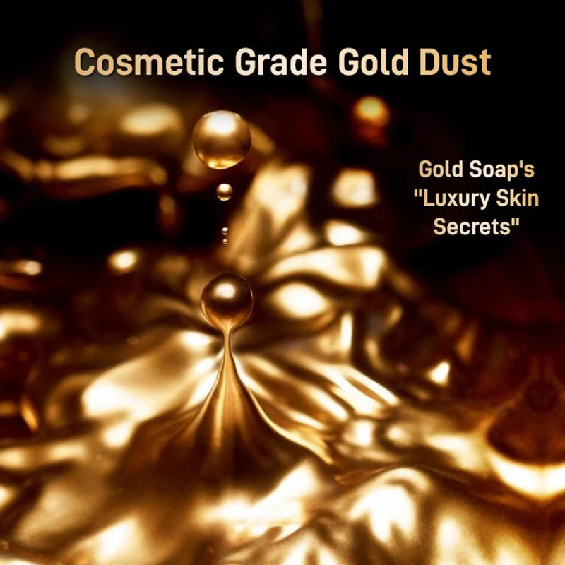 Deep Cleansing Moisturizing Golden Perfume Soap - Image 7