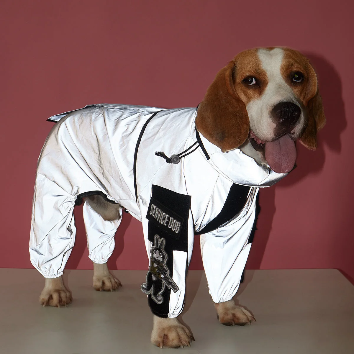 Reflective All-weather Waterproof Dog Rain Coat - Image 3