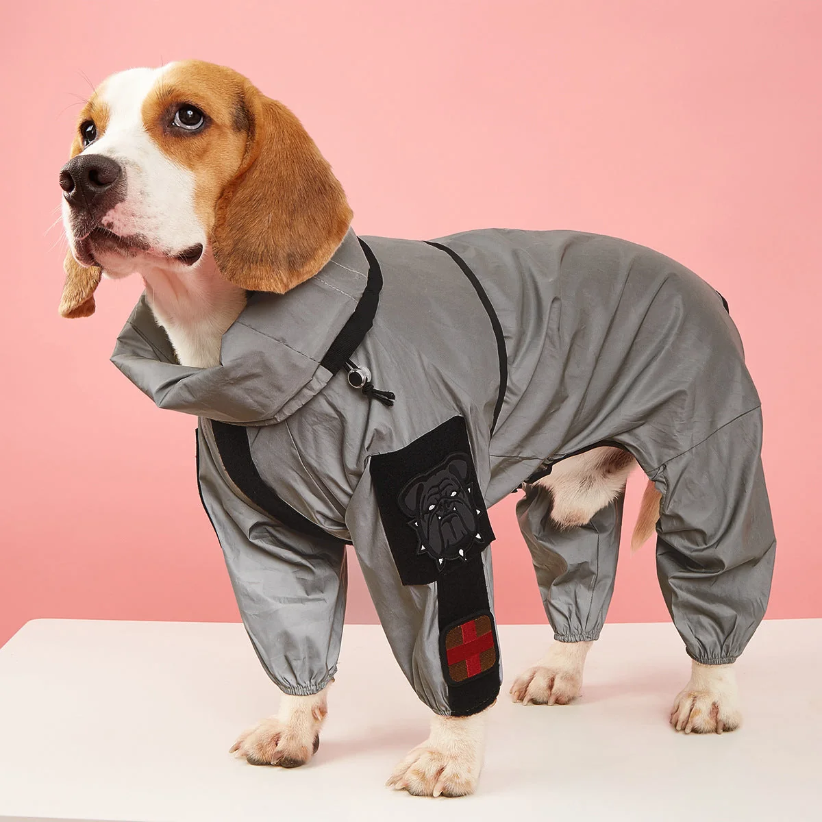 Reflective All-weather Waterproof Dog Rain Coat - Image 4