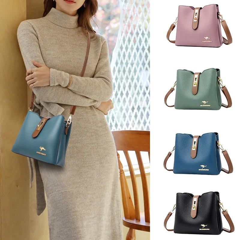 🔥Last Day Sale 50%🔥Women's Casual Bucket Bag with 2 Straps for Carrying