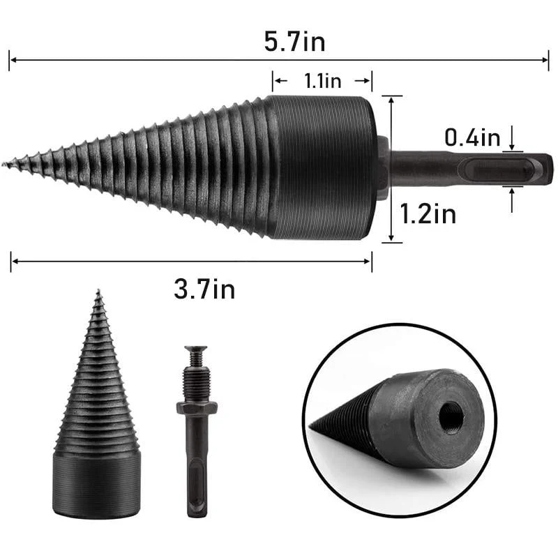 🎁Hot Sale 49% OFF⏳Hex Shank Firewood Drill Bit🪓😮 - Image 11